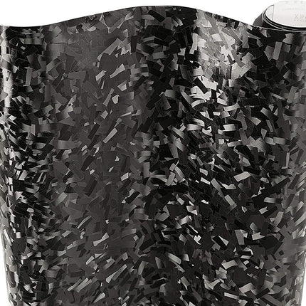 Forged Composite Carbon Vinyl Wrap Roll (1ft x 5ft, Black)
