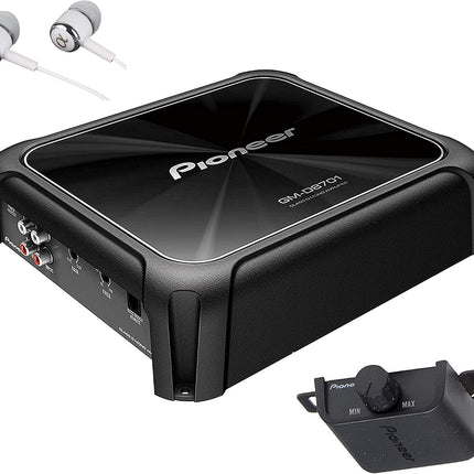 Pioneer GM-D8601 Class D Mono Amplifier with Wired Bass Boost Remote
