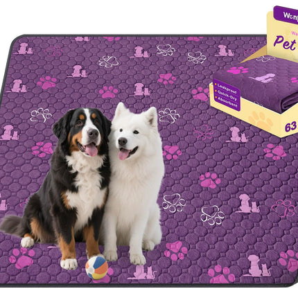 Washable Pee Pads for Dogs, Waterproof, 18 x 24 in, 4 Pack, Gray