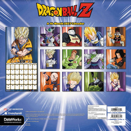 2027 Dragon Ball Z Wall Calendar