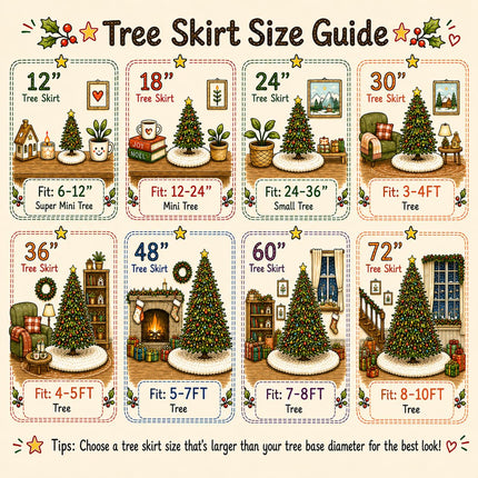 Christmas Tree Skirt, 48 Inch White Soft Faux Fur Tree Skirts Plush Christmas Decorations, White Ornaments Christmas Tree Skirts Xmas Decorations Indoor Holiday Party Decor