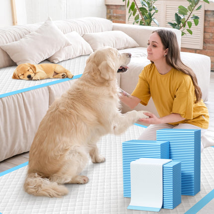 60 tapetes para perros extra grandes 28" x 34", tapetes de entrenamiento desechables superabsorbentes para cachorros, secado rápido y a prueba de fugas