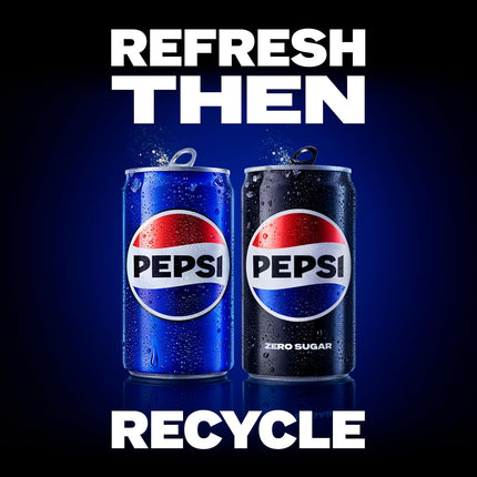 Pepsi Zero Sugar Cola Soda, 12 Fl Oz Cans (Pack of 12)