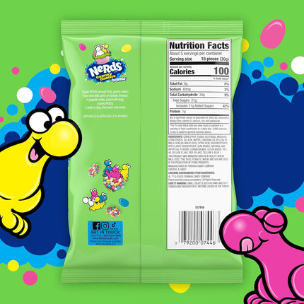 NERDS Hoppin' Gummy Clusters, Springtime Easter Candy, 6 oz