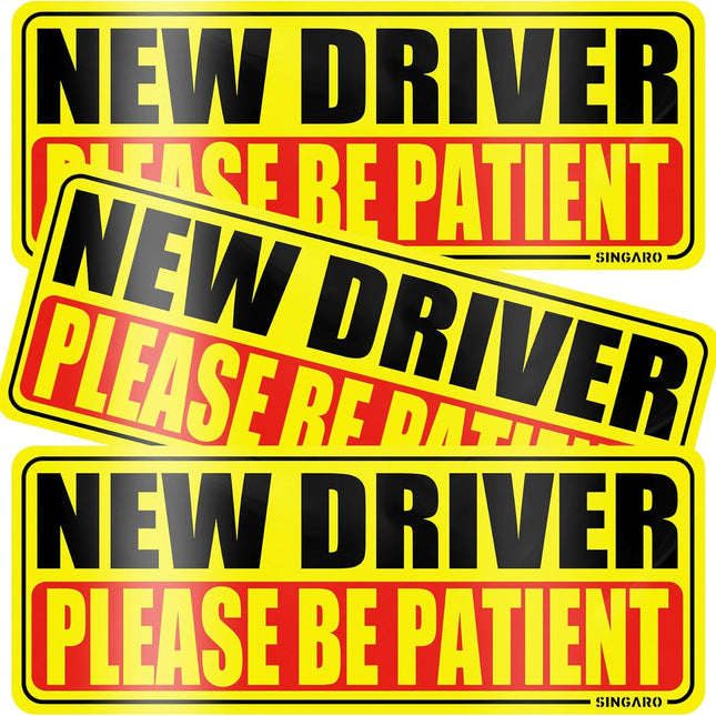 New Driver Magnet for Car, Please Be Patient New Driver