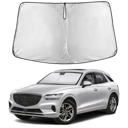 Car Front Windshield Sun Shade, Foldable Window Shade for SUVs