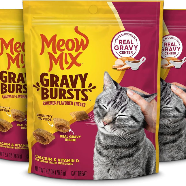 Chicken Flavored Cat Treats, 2.7 Oz Bags, Pack of 5