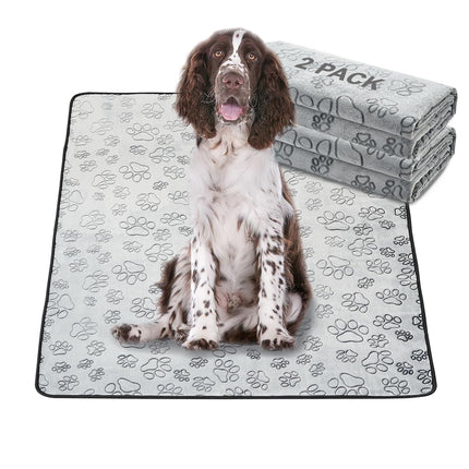 Reusable Puppy Pads, Washable Pee Pads, Leakproof 18"x 24" 2 Pack