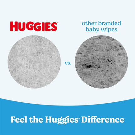 Huggies Natural Care Cucumber, Aloe and Vitamin E Baby Wipes, Hypoallergenic, Scented, 6 Flip-Top Packs (288 Wipes Total), Packaging May Vary