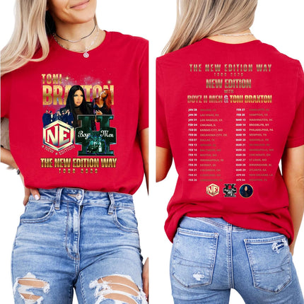Retro R&B Tour Style Music T Shirt Vintage Concert Look Casual Short Sleeve Streetwear Tee