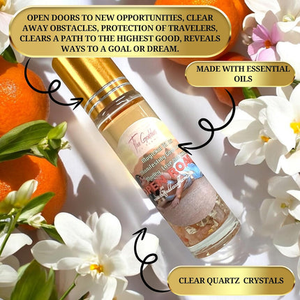 Roll-On Oils – Pheromone-Infused Ritual Perfume Oil, Unisex 10ml | Hoodoo, Wicca, Pagan, Conjure, TSA-Friendly (Open Roads)