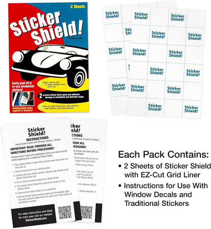 Windshield Sticker Applicator for Easy Application, Removal and - photo 3