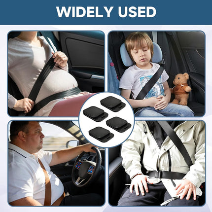 Seat Belt Clips, Adjustable Anti - Slip Car Clips Shoulder Comfortable Adjuster for Adults Car Sedans SUV RV MPV Seat, Comfort & Safety Accessory for Car (2)