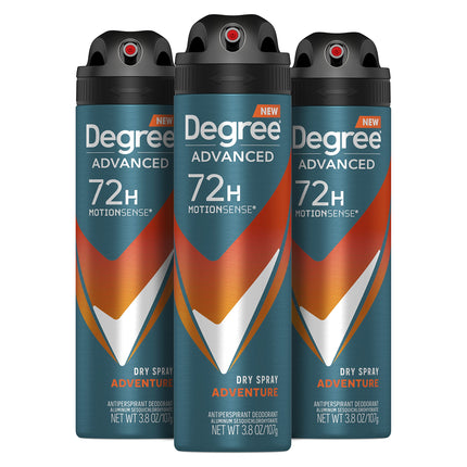 Desodorante antitranspirante en aerosol seco Cool Rush 3.8 oz, 3 unidades