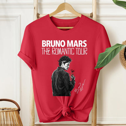 The Romantic Tour 2026 Concert Dates Tshirt, Bruno Fan Concert Shirt, RNB Fans Graphic T-Shirt, Unisex Adult S – 2XL