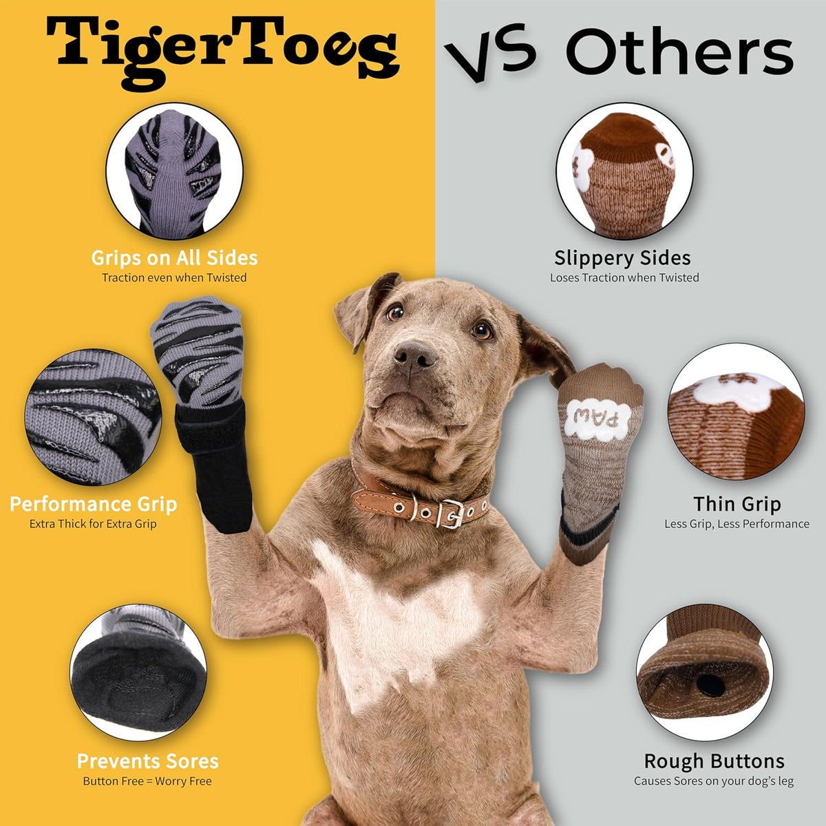 Premium Non-Slip Dog Socks for Hardwood Floors - photo 4