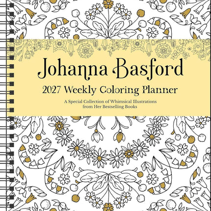 Johanna Basford 2027 Weekly Coloring Calendar