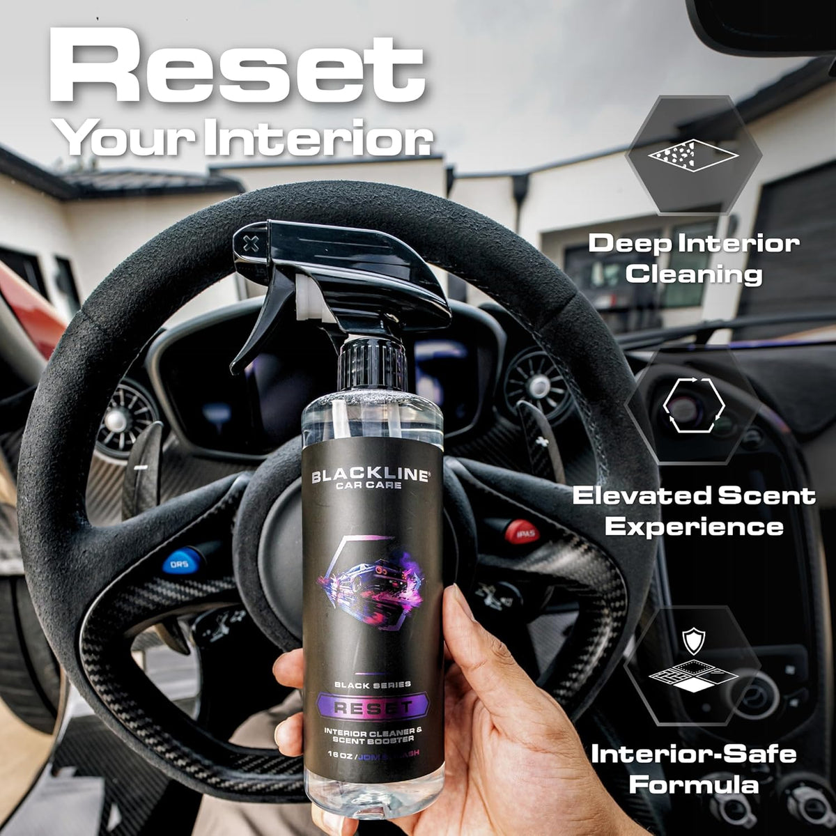 Luxury Scented Leather Interior Car Cleaner - Dark Ice - photo 2