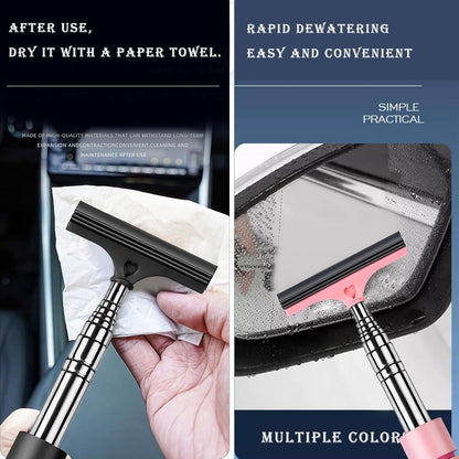 3 PCS Side Mirror Squeegee,Car Mirror Squeegee,Retractable Car Rearview Mirror Wiper,Portable Car - photo 3