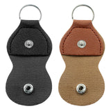 Guitar Picks Holder Case, Black + Brown, 2 Pcs