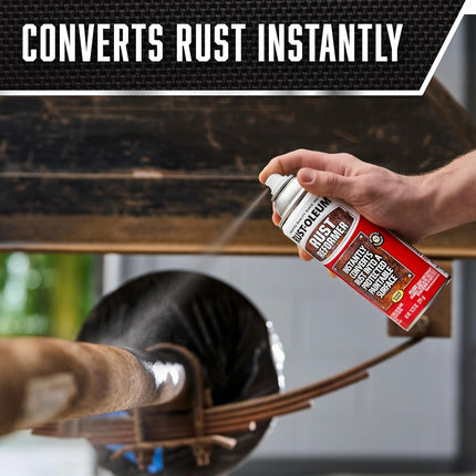 Rust-Oleum 248658 Stops Rust Reformer Spray Paint, 10.25 oz, Matte Black
