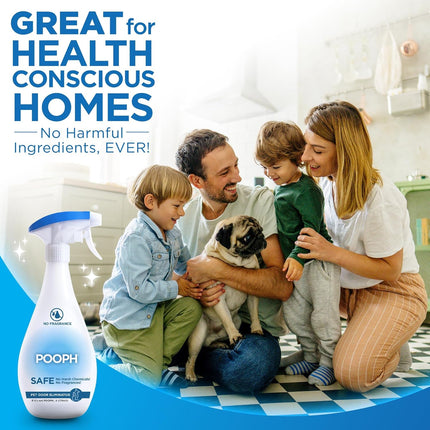 Pooph Pet Odor Eliminator, 16oz Spray - Eliminates Odors at the Molecular Level, Dogs, Cats, Freshener, Eliminator, Urine, Poop, Pee, Deodorizer, Nature's, Puppy, Fresh, Clean, Furniture, Potty