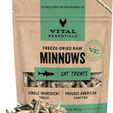 Freeze Dried Minnows Cat Treats | Single Ingredient | Premium Quality | Grain Free, Healthy Treats for Cats, 0.5 oz Bag