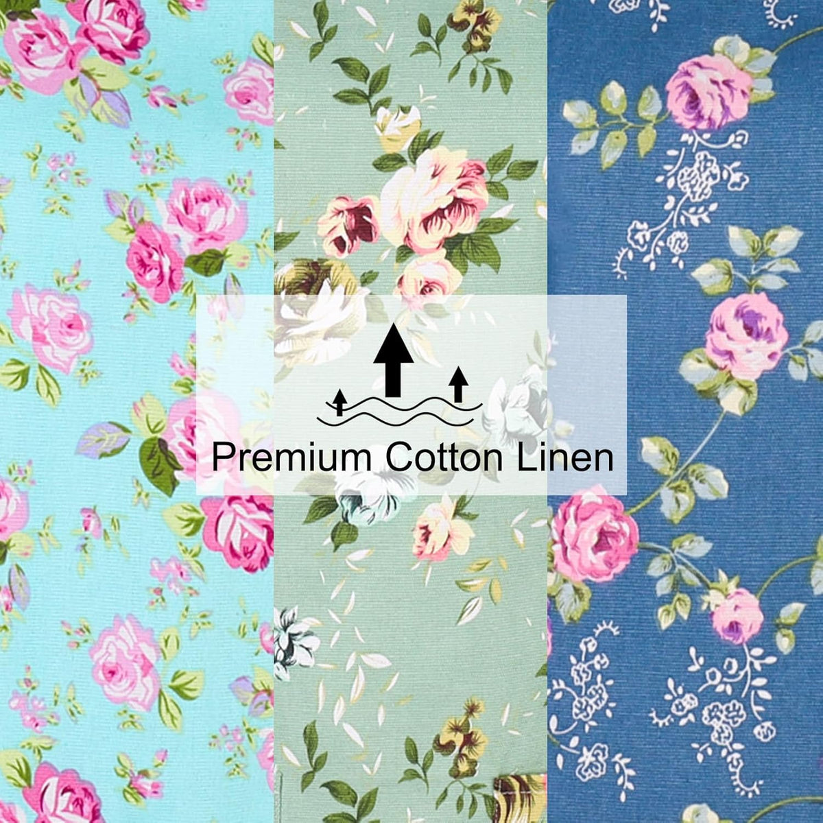 3 Pack Floral Adjustable Aprons with Pockets for Women - photo 4