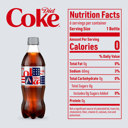 Amazon.com : Diet Coke Diet Soda, 16.9 fl oz Bottles, 6 Pack - Cola Soft Drinks : Everything Else