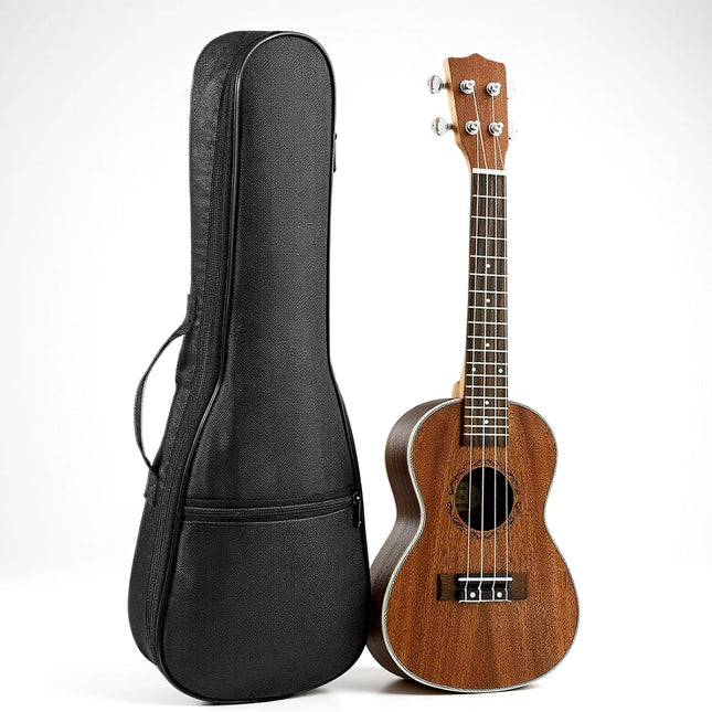 21in Ukulele Case, Soft Soprano Ukulele Case, Durable Padded Bag with