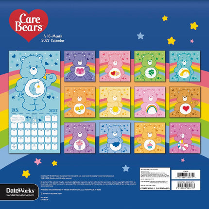 2027 Care Bears Wall Calendar
