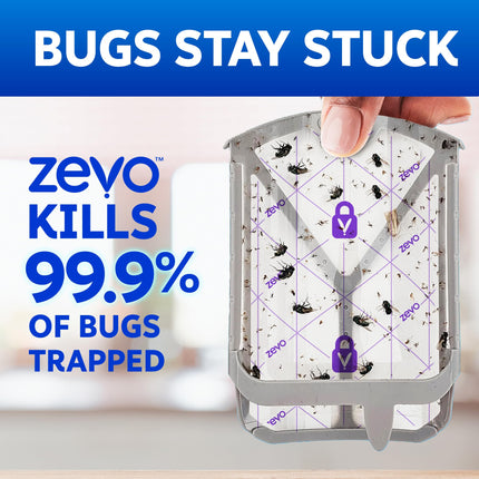 Flying Insect Trap Refill Cartridges for Fruit Flies & Gnats, 4 Count