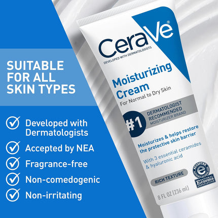 CeraVe Moisturizing Cream - dermatologist recommended