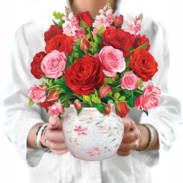 Pop Up Cards, Blooming Roses