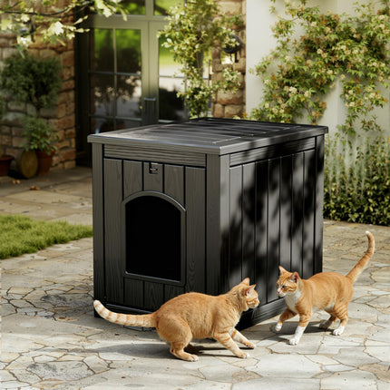 Cat Litter Box Enclosure, Black