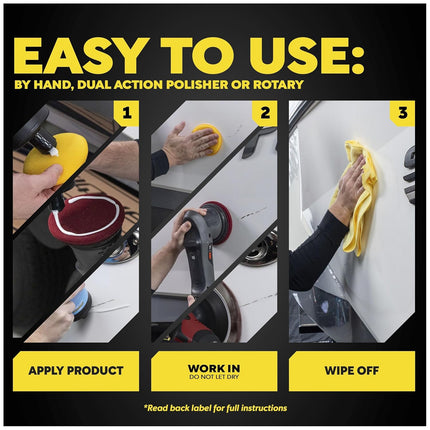 Meguiar's M6732 Marine/RV One Step Compound, Remove Oxidation, Stains, Scratches, and Water Spots, Restore the Color and Shine of Fiberglass Gel Coat Finishes, 32 Oz Bottle