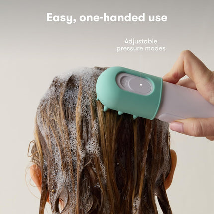 Frida Baby Control The Flow Bathtub Sprayer Attachment for Baby Bathtub, Shower Head with Scalp Massager, Control Waterflow with 2 Pressure Modes