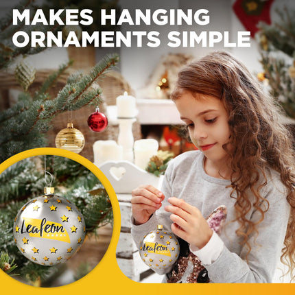 50 Pack Christmas Ornament Hooks – Great Ornament Hangers for Christmas Tree Decoration (Silver)