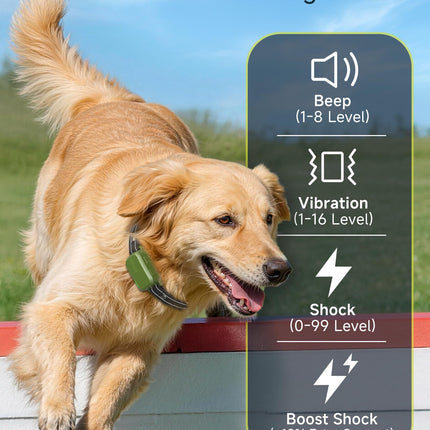 Shock Collar for 2 Dogs, 4500FT Training Collar with Remote for 10-120lbs