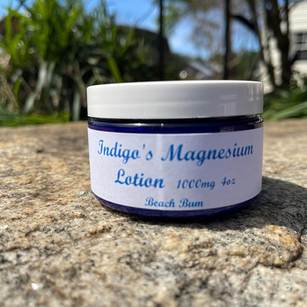 Indigo's Magnesium Lotion 1000mg (4oz, Beach Bum)