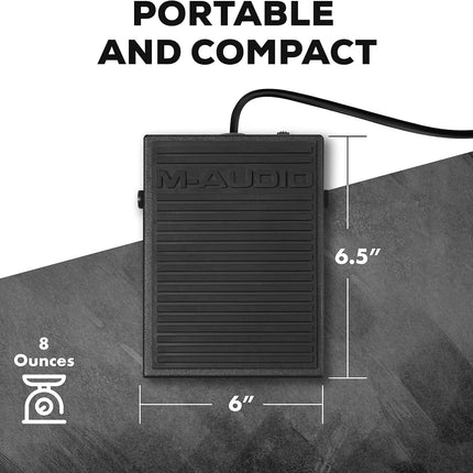M-AUDIO SP-1 Universal Sustain Pedal For MIDI Keyboards, Digital Pianos, Electric Pianos and More