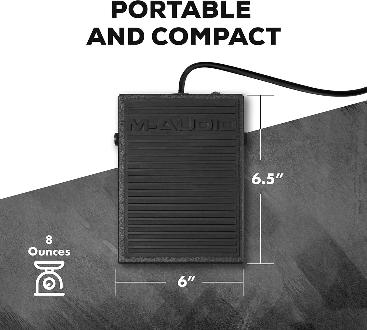Universal Sustain Pedal For MIDI Keyboards, Digital Pianos, Electric Pianos and More - photo 5