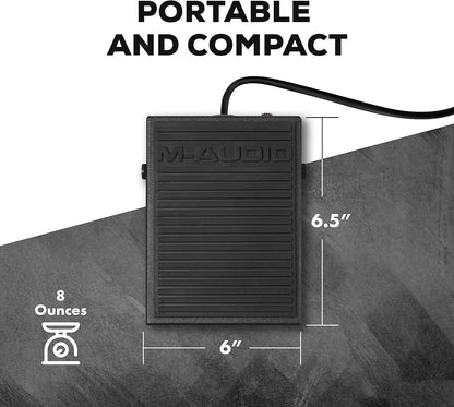 Universal Sustain Pedal For MIDI Keyboards, Digital Pianos, Electric Pianos and More - photo 5