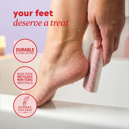Double Sided Siliglass Pumice Stone Callus Remover, 2 Pack - photo 4
