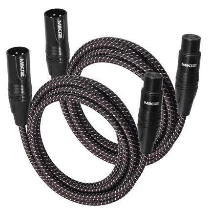 XLR Cables Braided for Microphone 6 Feet 6 Packs