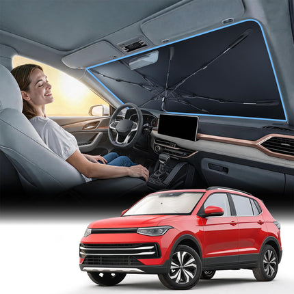 2026 Windshield Sun Shade Umbrella [Vinyl Coating Heat Shield]