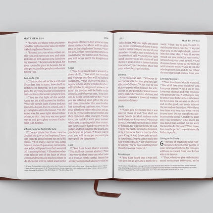 ESV Giant Print Bible, Red Letter (TruTone, Deep Brown): Holy Bible, English Standard Version: ESV Bibles: 9798874906337
