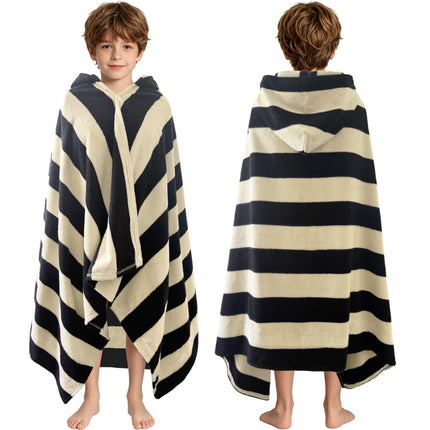 Toddler Hooded Towel Wrap, 3-10 Years, 100% Cotton,Daisy