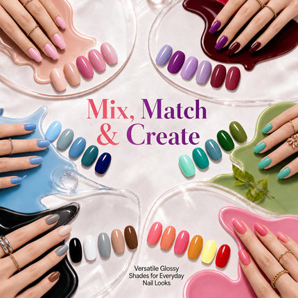 Gel Polish Set, Fingertip Palette Collection, 32 Colors - photo 3