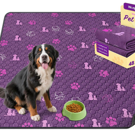 Washable Pee Pads for Dogs, Waterproof, 18 x 24 in, 4 Pack, Gray